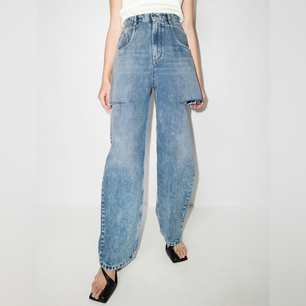 Maison Margiela distressed straight-leg jeans